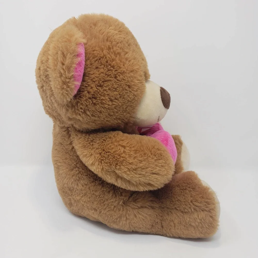 Teddy Bear Pink Heart Love Plush 12